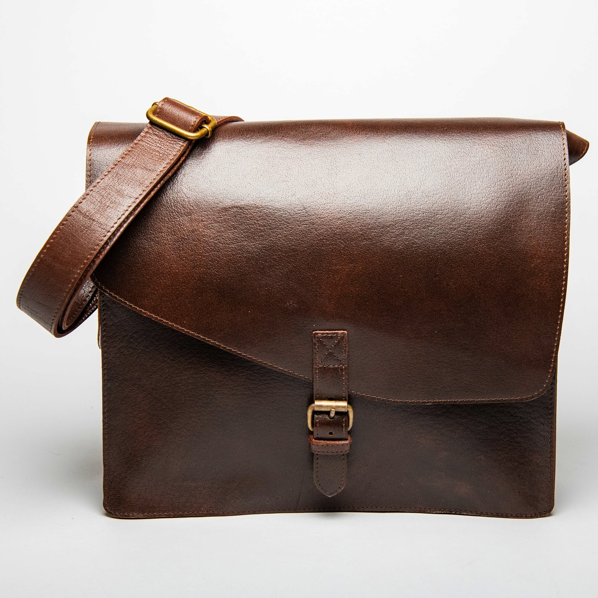 Adam Messenger Bag 2.0: Timeless Full-Grain Leather Craftsmanship – HIDES
