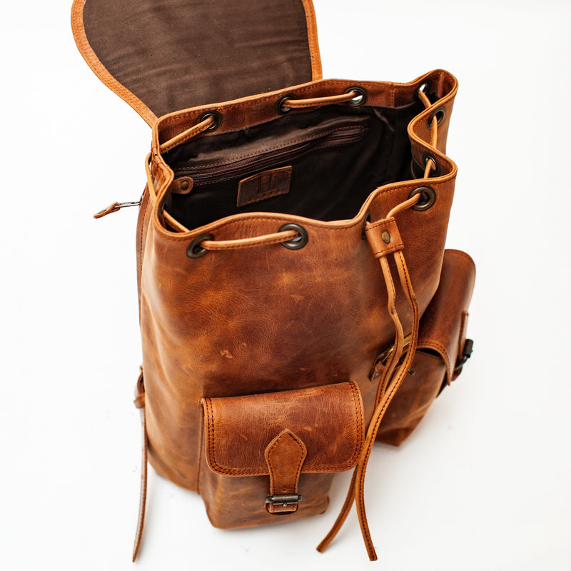 City Leather Backpack