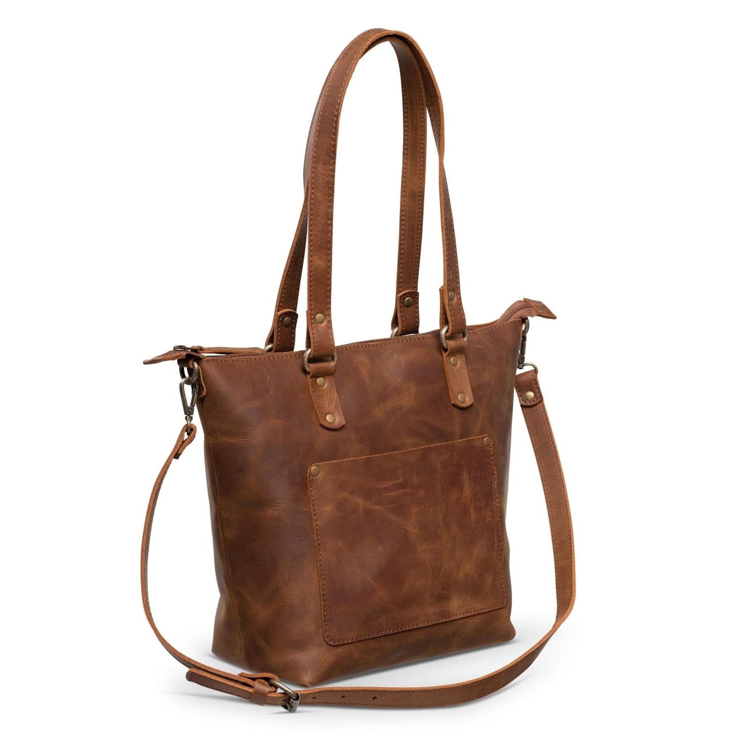 Crossbody Leather Tote - HIDES
