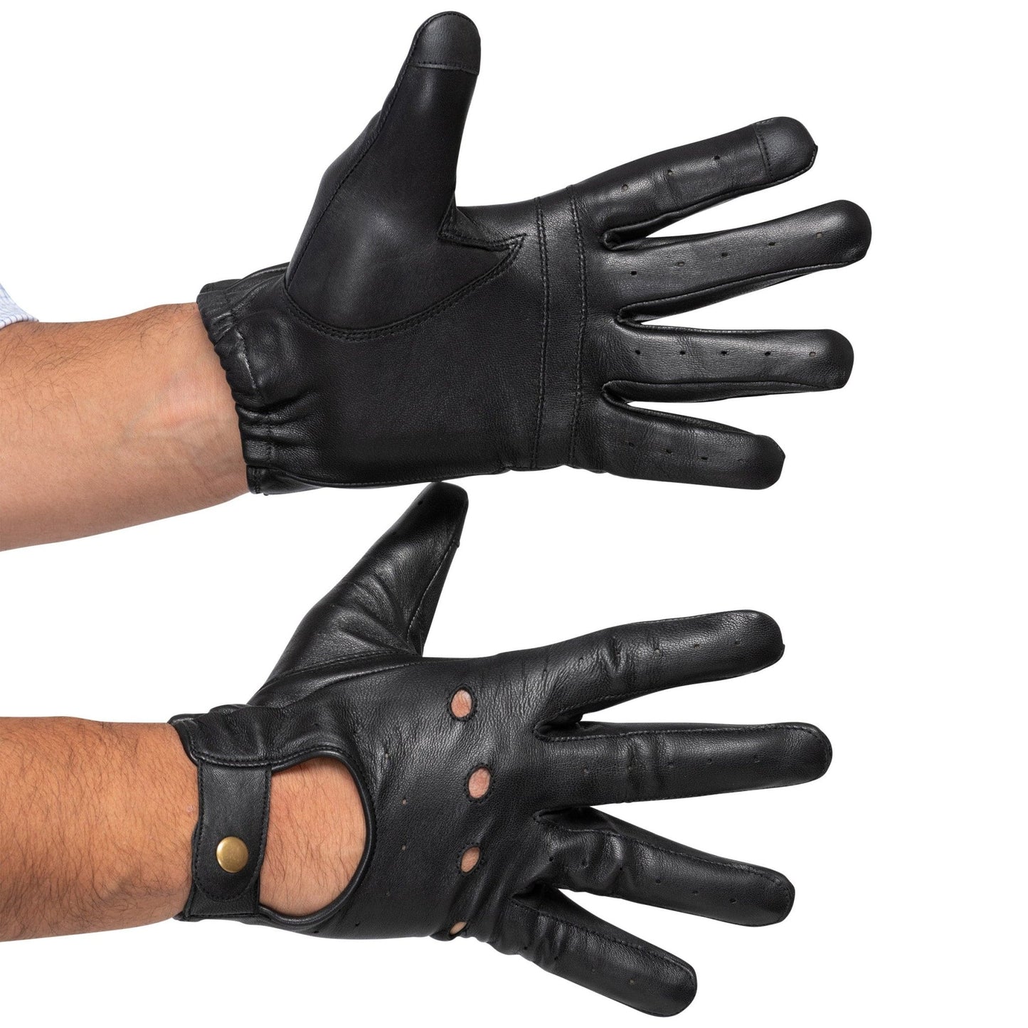 Leather Driving Gloves Men - HIDES