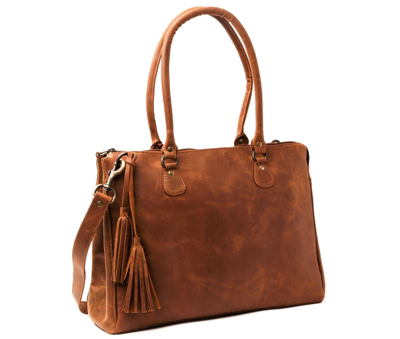 Leather Handbag 2.0 - Saddle Brown - HIDES
