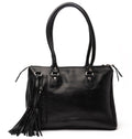 Leather Handbag - Black - HIDES