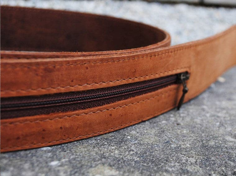 Leather Money Belt - 1.5in - HIDES