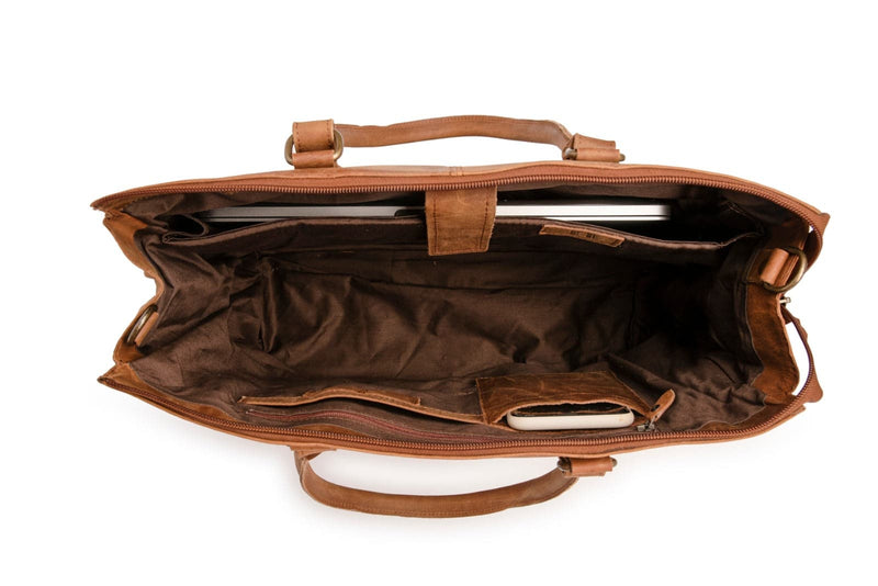 Leather Tech Tote - HIDES