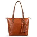 Leather Tote with Zipper - HIDES