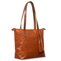 Leather Tote with Zipper - HIDES