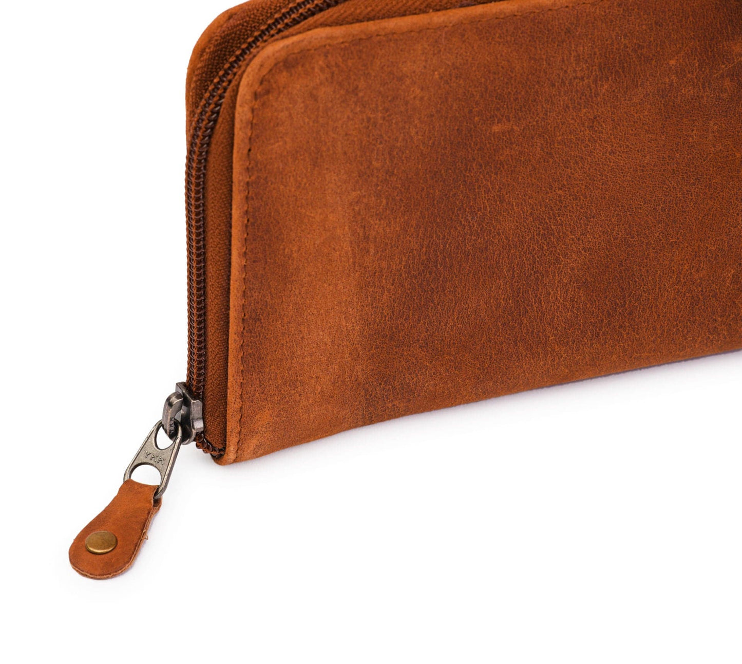 Leather Zip Around Wallet - HIDES