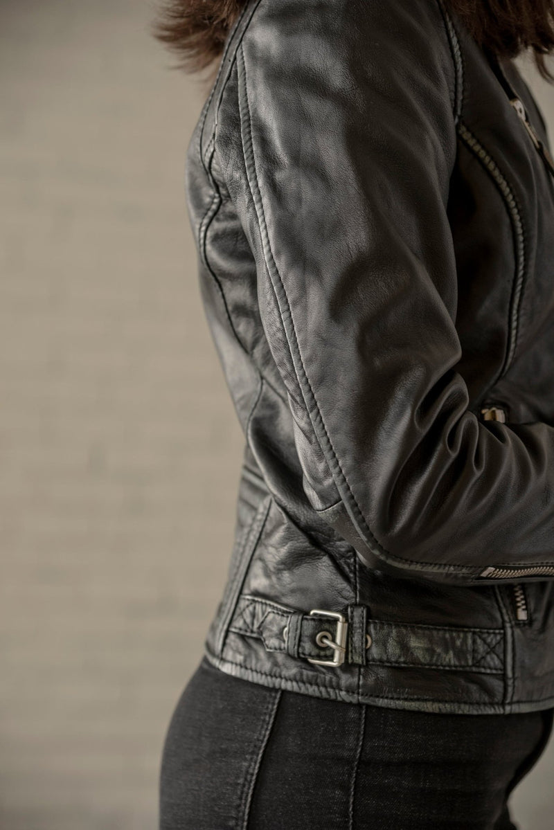Sidney Leather Biker Jacket - HIDES